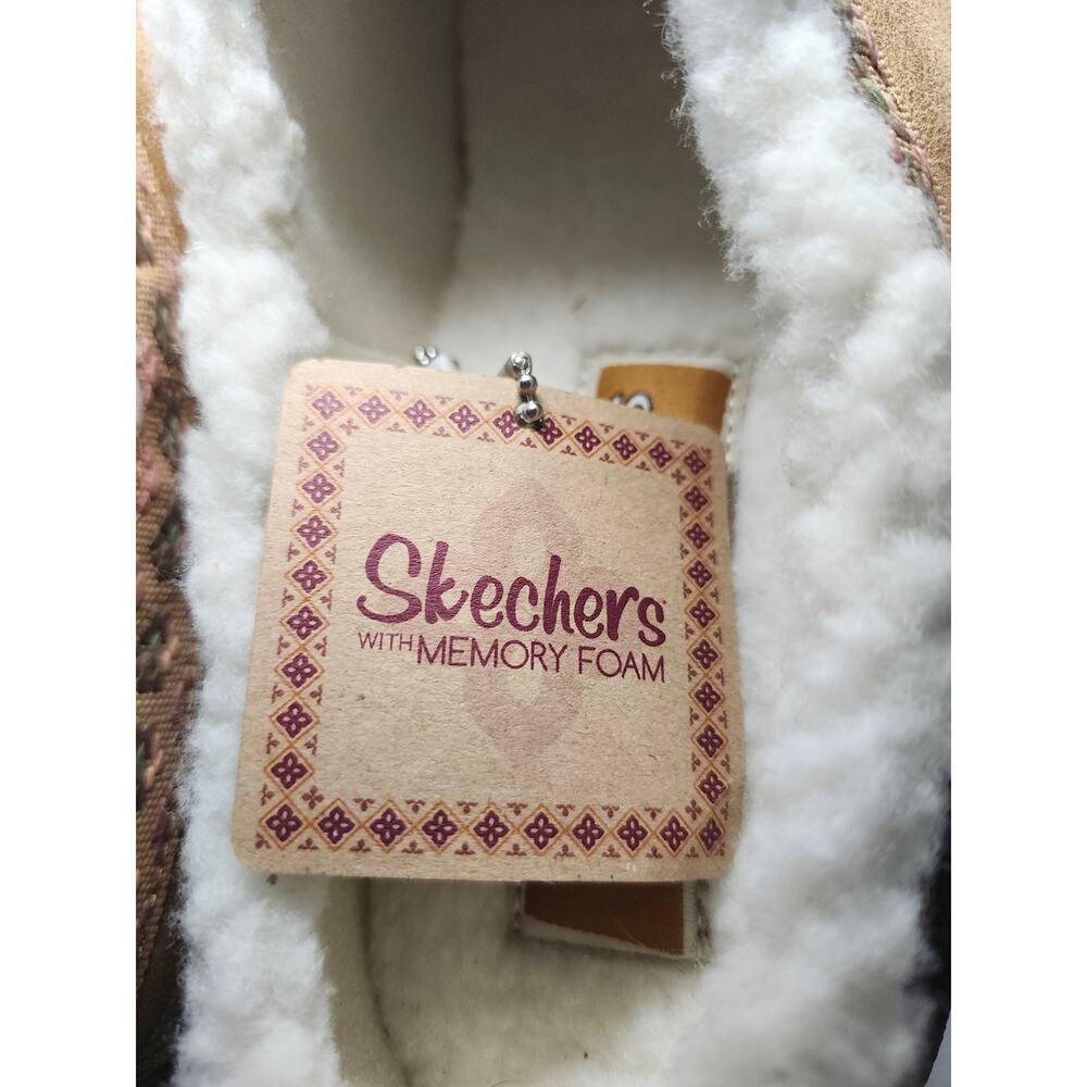 Skechers Women's Platform Mule Clogs Slippers Tan Brown Sz 8.5 NWT Memory Foam - Picture 10 of 16